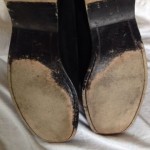 COLE HAAN Country Men Black Suede Slip On Penny Loafers Shoes Size 11B Narrow