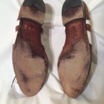 Cole Haan Mens brown white Leather Oxfords Sz 14