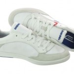 Diesel Starch Y00674-PS308-T1007 Blanc Suede Leather Textile Casual Shoes 9 Men