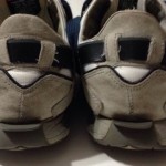 Diesel Men’s Lawndale Gray,White,Black Leather/Canvas Sneakers Size 10