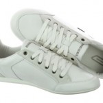 Diesel Wanted Y00989-P0372-T1003 White Leather Suede Lace Up Casual Shoes 9 Men