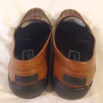 BRAGANO By Cole Haan Mens Brown Leather Woven Loafers Size 9.5M