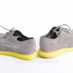 Cole Haan Lunargrand C10226 charcoal 8.5 suede wingtip oxford shoe $198 GZI031