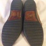 BRAGANO By Cole Haan Mens Brown Leather Woven Loafers Size 9.5M