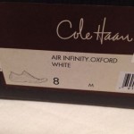 Cole Haan Mens White Aur Infinity  Sneaker In Size 8 $175