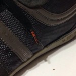 Hugo Boss Orange Men’s Gray/Black Sneakers W/Metallic Silver Ankle Size 9