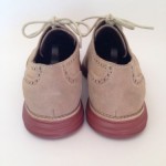 Cole Haan ‘LunarGrand’ Wingtip Oxfords (Men) Size 8.5M Milkshake Brick Suede