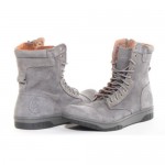 Diesel Boots Basket Butch Zip Grey Gargoyle Men New
