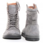 Diesel Boots Basket Butch Zip Grey Gargoyle Men New