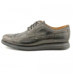 Cole Haan Lunargrand Long Wing Mens Size 11.5 Black Leather Oxfords Shoes