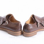 Cole Haan Ellwood Double Monk brown 9 leather wingtip loafer shoe $428 GWY563