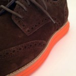 Cole Haan ‘LunarGrand’ Wingtip Oxfords (Men) Size 9M Dark Brown/Orange