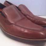NEW Cole Haan mens brown leather slip on shoes loafers Size 9 M MSRP $115 Tj1