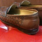Cole Haan Men’s Brown Woven Leather Loafers Size 10D EUC Free Shipping