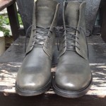 $160 DIESEL MENS NORMAN LACE UP COMBAT BOOT BLACK OLIVE MENS SIZE 45 US 12