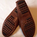 Cole Haan Nike Air Penny Loafer Driving Shoes Mocassins Brown Leather Mens 13