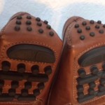Cole Haan Nike Air Penny Loafer Driving Shoes Mocassins Brown Leather Mens 13