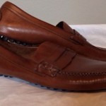 Cole Haan Nike Air Penny Loafer Driving Shoes Mocassins Brown Leather Mens 13