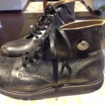 DIESEL TATRA ORIGINAL MEN ANKLE DISTRESS BLACK LEATHER BOOTS S-10 NIB $240 VALUE