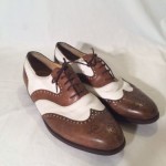 Cole Haan Mens brown white Leather Oxfords Sz 14