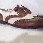 Cole Haan Mens brown white Leather Oxfords Sz 14