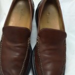 COLE HAAN Loafers Mens 11  Nike Air Slip on Brown Leather Mens Shoes