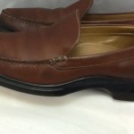 COLE HAAN Loafers Mens 11  Nike Air Slip on Brown Leather Mens Shoes
