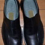 Clarks Escalade Casual Shoes Loafers Mens 10 Black Slip On Leather NEW