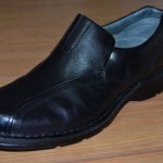 Clarks Escalade Casual Shoes Loafers Mens 10 Black Slip On Leather NEW