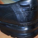 Clarks Escalade Casual Shoes Loafers Mens 10 Black Slip On Leather NEW