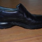 Clarks Escalade Casual Shoes Loafers Mens 10 Black Slip On Leather NEW