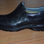 Clarks Escalade Casual Shoes Loafers Mens 10 Black Slip On Leather NEW