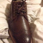 Cole Haan T Moro WING TIP Oxford lace up Men’s Shoe brown size 9