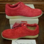 DS Ronnie Fieg Clarks Kildare sz 9 Poppy Red Kith RF yeezy kfe retro kd lebron
