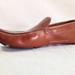 Cole Haan Mens Stylish Tan leather Driving Moc Shoes sz 8.5 M PERFECT