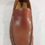 Cole Haan Mens Stylish Tan leather Driving Moc Shoes sz 8.5 M PERFECT