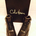 Nike Cole Haan Oxfords Black Ostrch Print Size 10