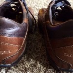 Mens DIESEL SHOES Auriga BROWN Leather Square CASUAL Sz EU 45 or 12