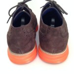 Cole Haan ‘LunarGrand’ Wingtip Oxfords (Men) Size 9M Dark Brown/Orange