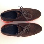 Cole Haan ‘LunarGrand’ Wingtip Oxfords (Men) Size 9M Dark Brown/Orange