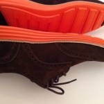 Cole Haan ‘LunarGrand’ Wingtip Oxfords (Men) Size 9M Dark Brown/Orange