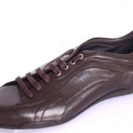 Hugo Boss Men’s Biarton 50254859 Fahion Leather Sneakers Brown Si