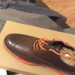 Cole Haan Shoes 8.5 Orange Wingtip Brown