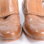 Cole Haan C10758 Air Harrison 9.5 British Tan wing monk strap oxford shoe GXP905