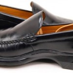 Cole Haan Air Santa Barbara Black Polished Leather Loafers Slip On Shoes 10 M