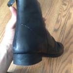 diesel slouch backzip boot black 44 US 11 leather sole ( guidi ccp a1923 )