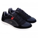 Diesel Mens Starch Black Casual Lace Up Sneakers Shoes