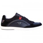 Diesel Mens Starch Black Casual Lace Up Sneakers Shoes