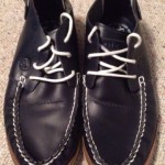 Diesel Navy Mens Deck Type Shoe Ankle Height Leather Size 9.5 Harbor