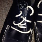Diesel Navy Mens Deck Type Shoe Ankle Height Leather Size 9.5 Harbor